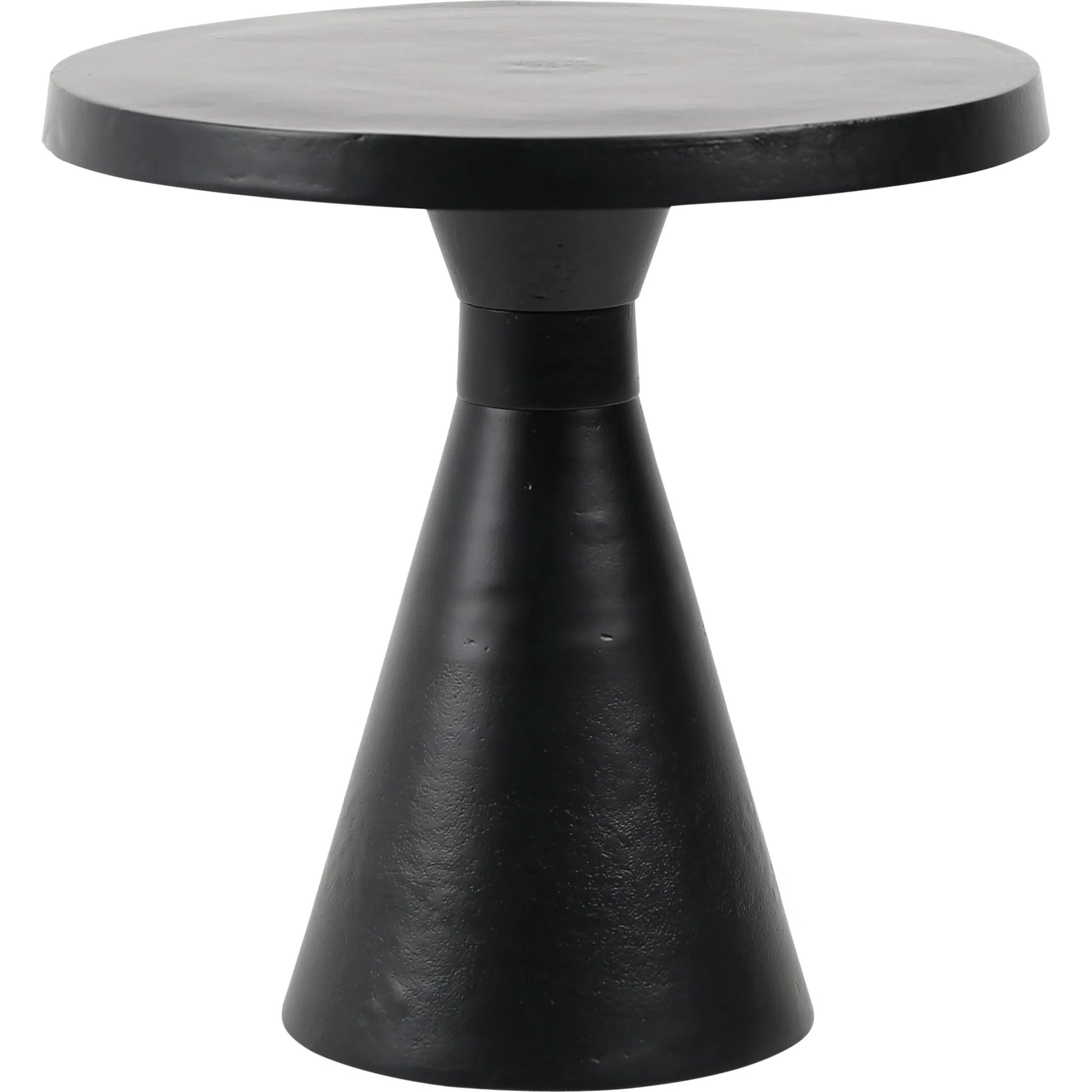 Alycia Side Table by Arch & Plane in antique black. Made from aluminium in a modern style.