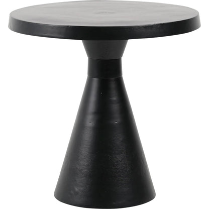 Alycia Side Table by Arch & Plane in antique black. Made from aluminium in a modern style.
