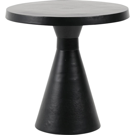 Elisand Side Table by Arch & Plane in antique black. Made from aluminium in a unique style.