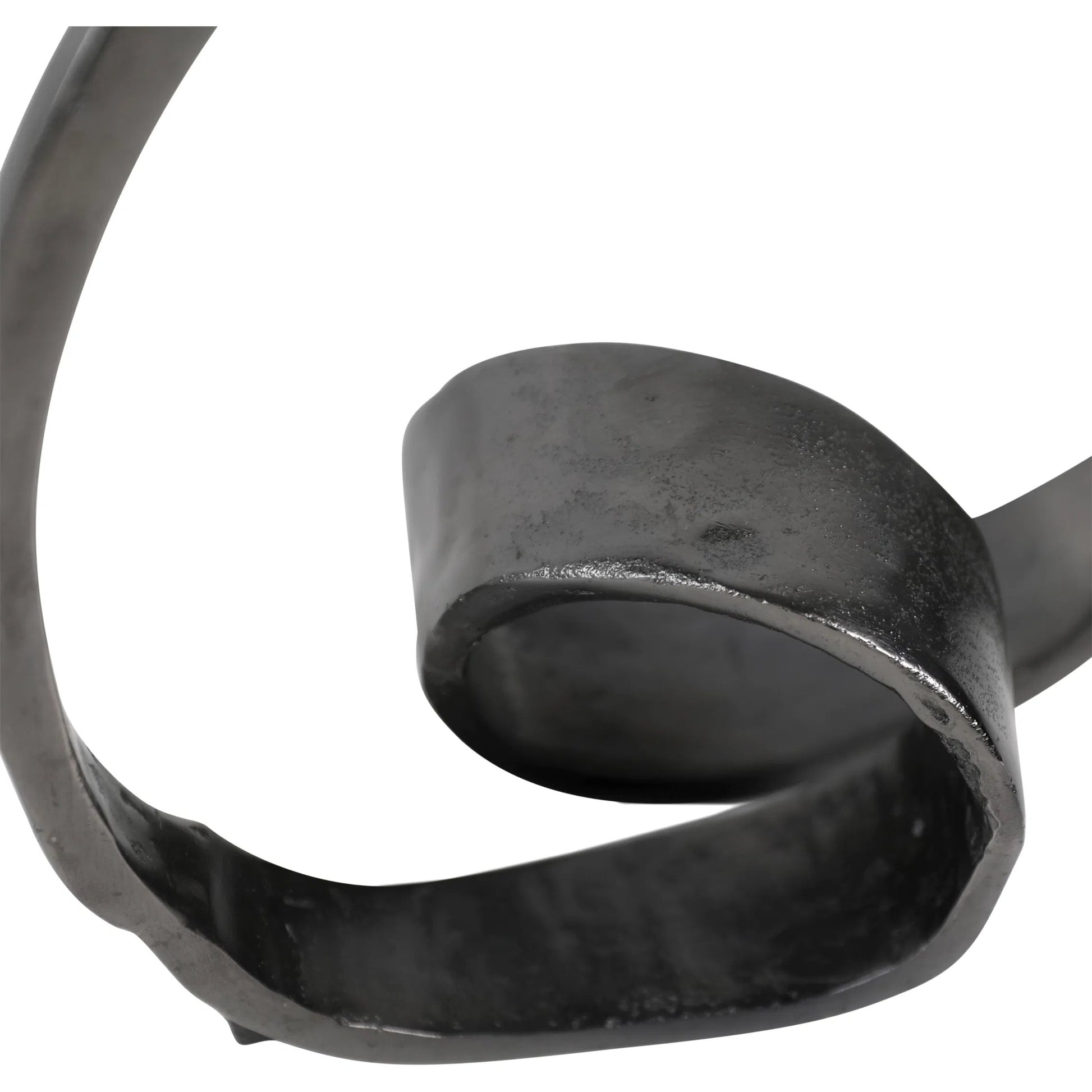 Lorenz Ring by Arch & Plane in antique black. Made from aluminium in a modern style.