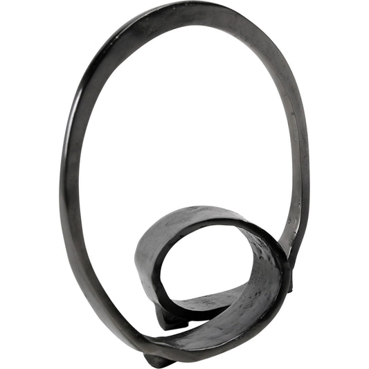 Turnberry Ring by Arch & Plane in antique black. Made from aluminium in a unique style.