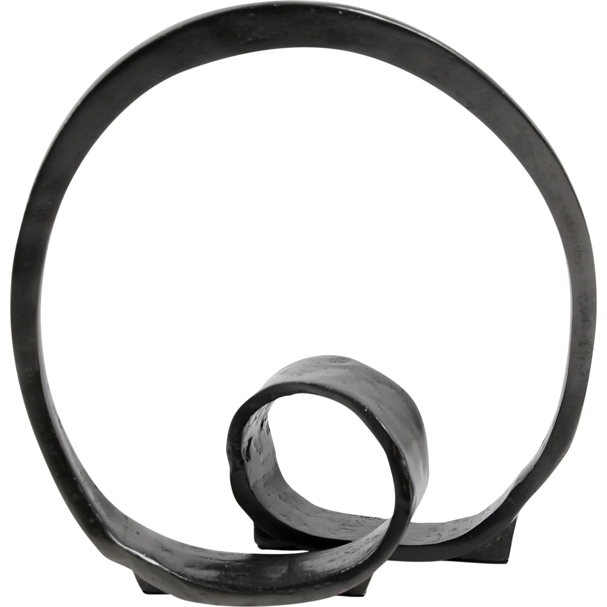 Lorenz Ring by Arch & Plane in antique black. Made from aluminium in a modern style.