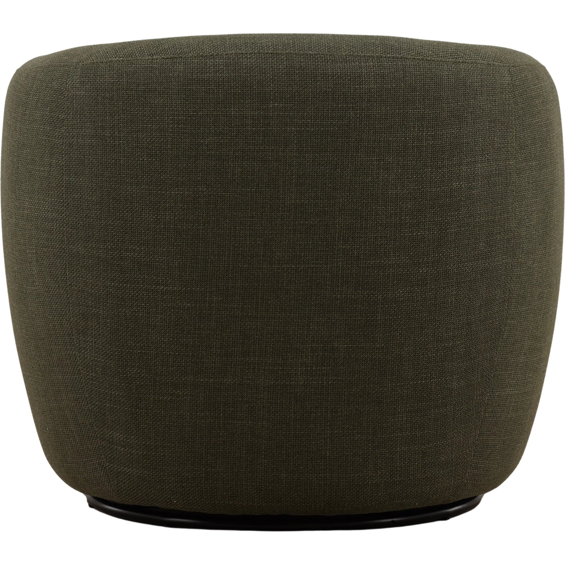 Lucie Swivel Chair by Arch & Plane in forest. Made from polyester blend fabric in a unique style.