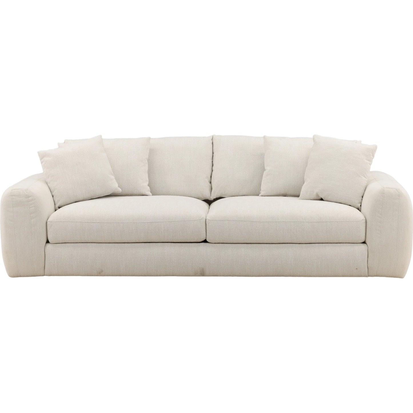 002 SI-2533086 | Additional Silo | Braedon Sofa by Arch & Plane in naples cream. Made from micro boucle fabric, rubber wood in a unique style.