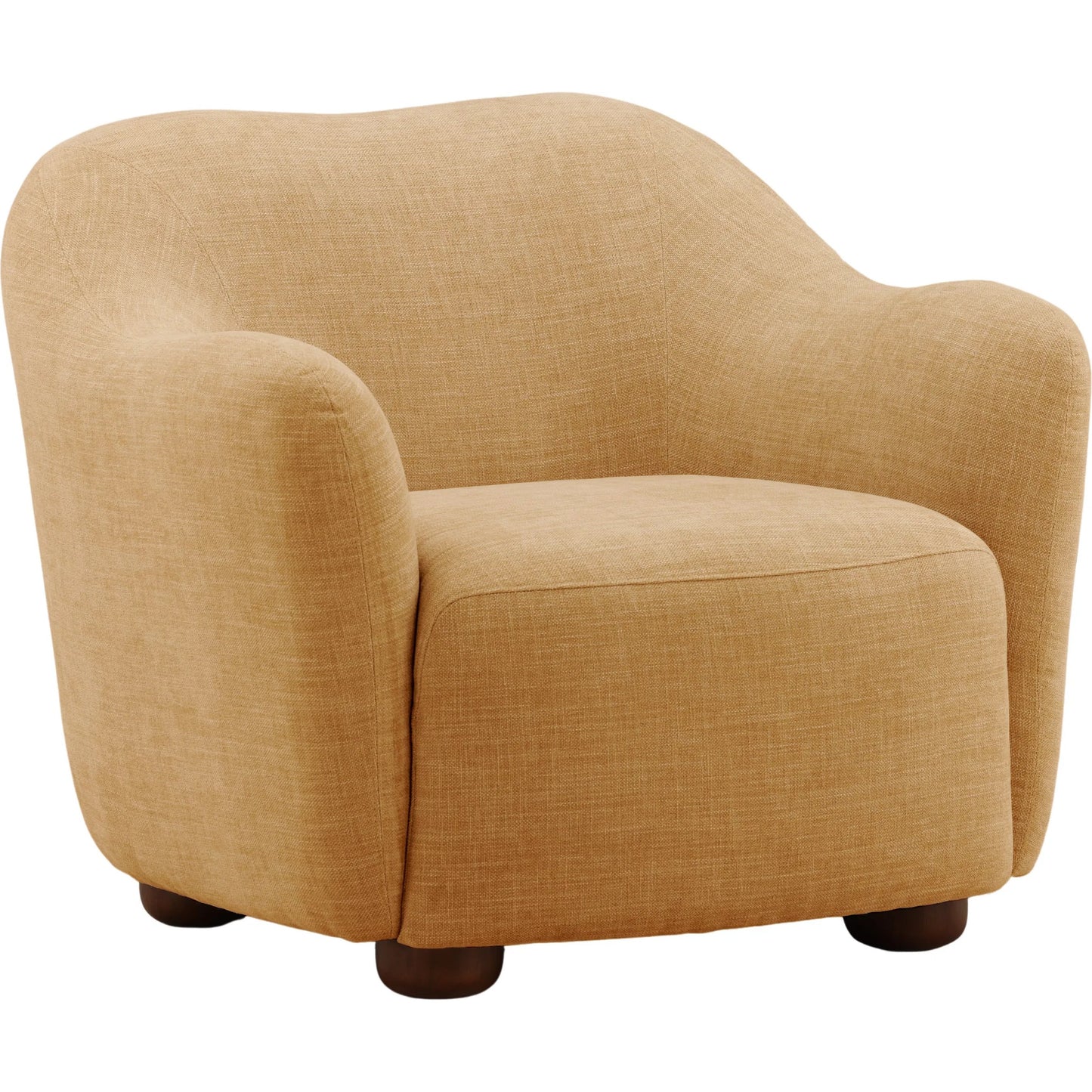 001 SI-2533091 | Primary Silo | Franklyn Sofa Chair by Arch & Plane. Made from two-tone basketweave fabric, rubber wood in a unique style.