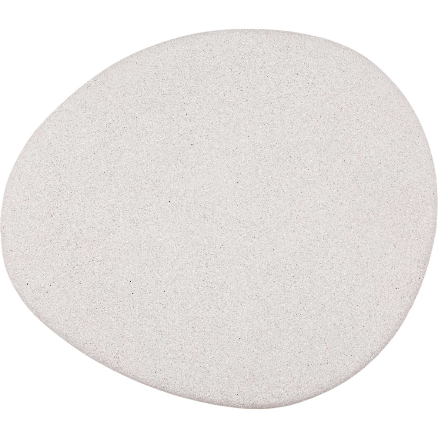 002 SI-2351153 | Additional Silo | Kristy Coffee Table by Arch & Plane in white. Made from lightweight concrete terrazzo in a transitional style.