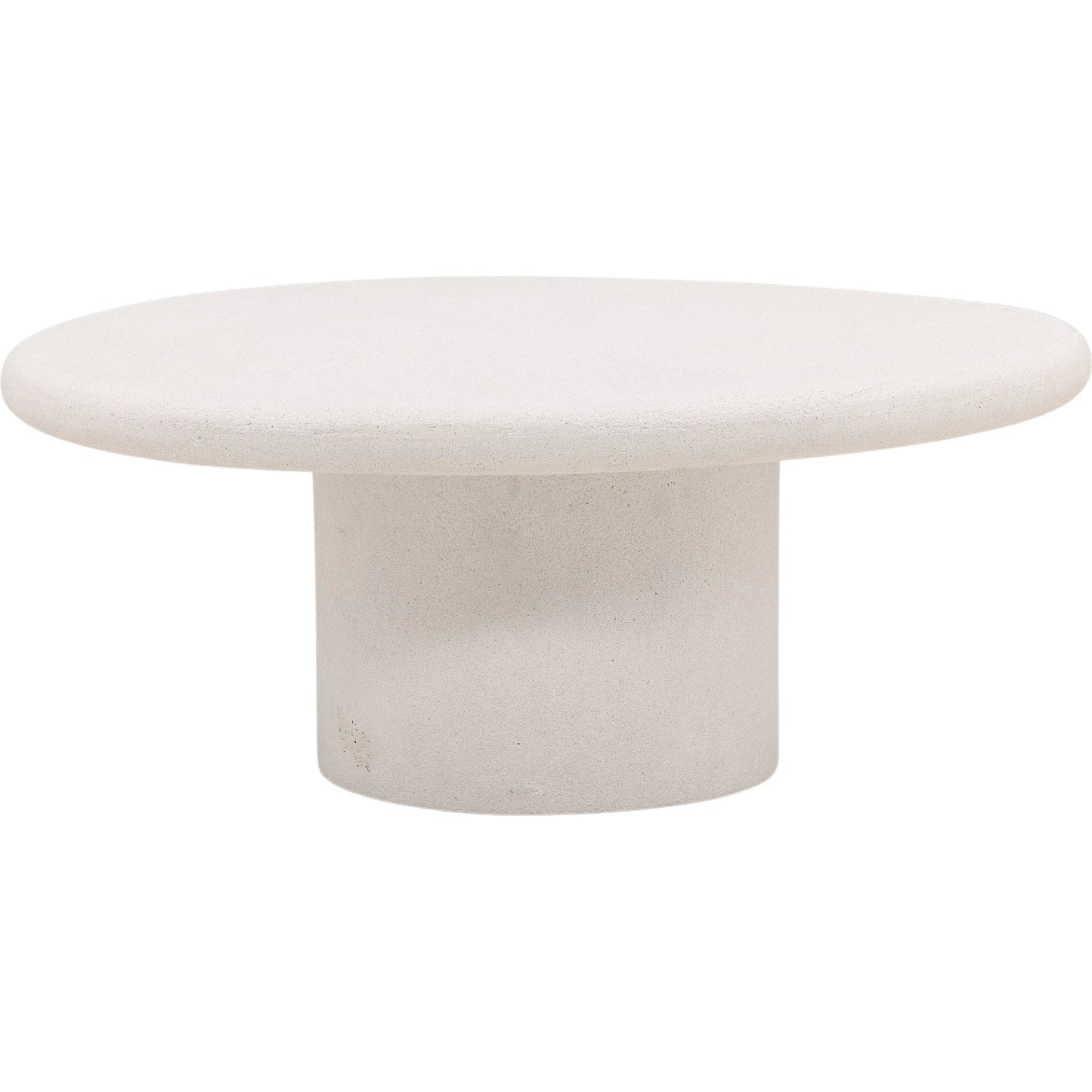 003 SI-2351153 | Additional Silo | Kristy Coffee Table by Arch & Plane in white. Made from lightweight concrete terrazzo in a transitional style.