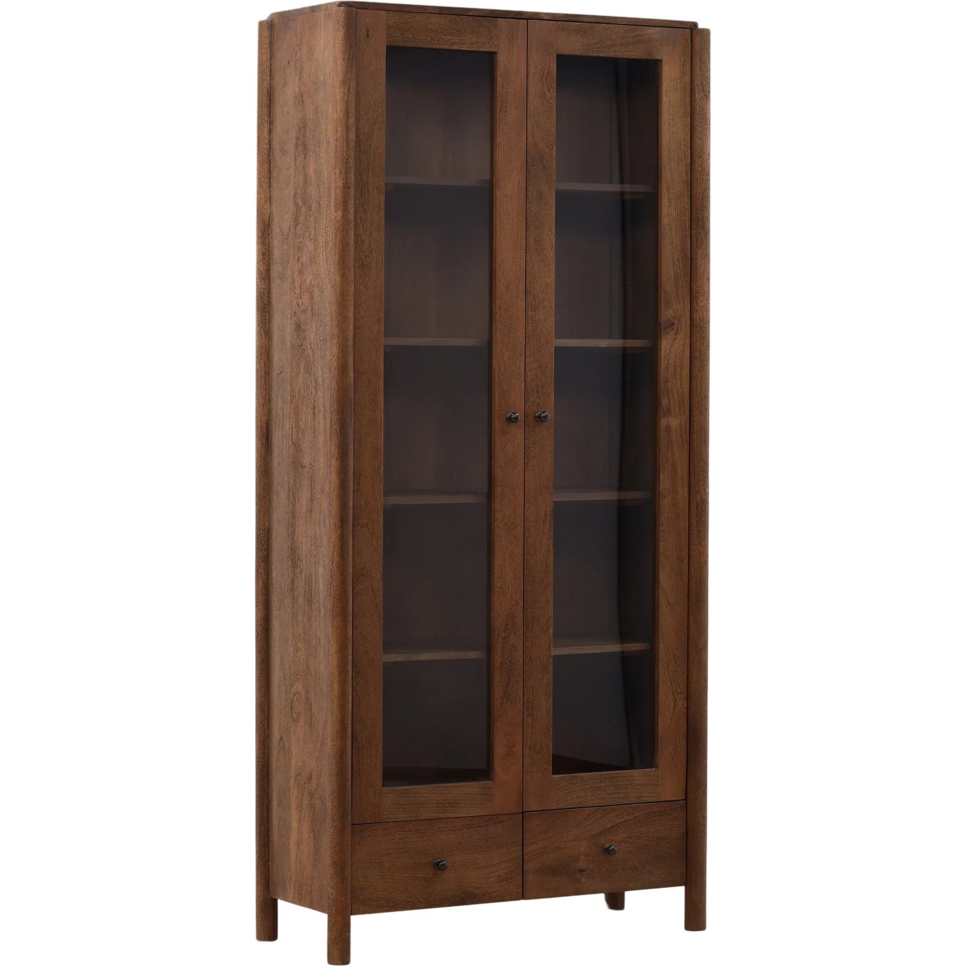 Amanda Cabinet by Arch & Plane in brown. Made from mango wood in a unique style.