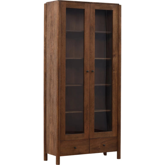 Amanda Cabinet by Arch & Plane in brown. Made from mango wood in a unique style.
