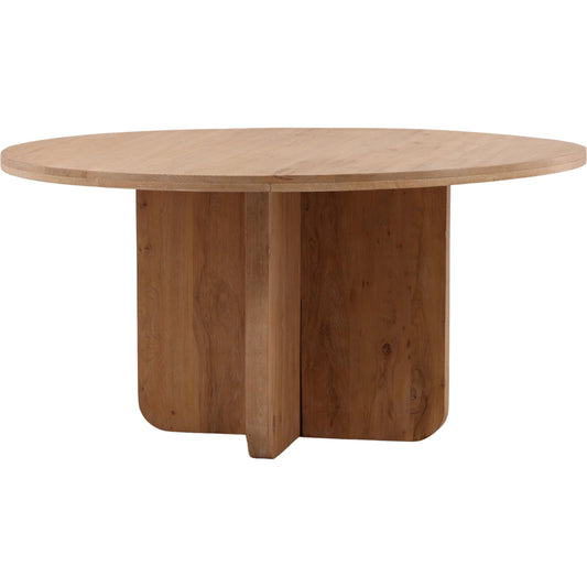 Keisha Dining Table by Arch & Plane in light natural. Made from oak wood in a unique style.