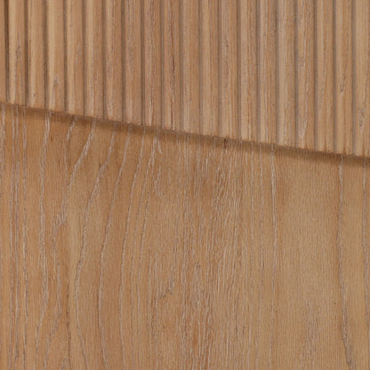 Lonna Sideboard by Arch & Plane in light natural. Made from oak wood in a unique style.
