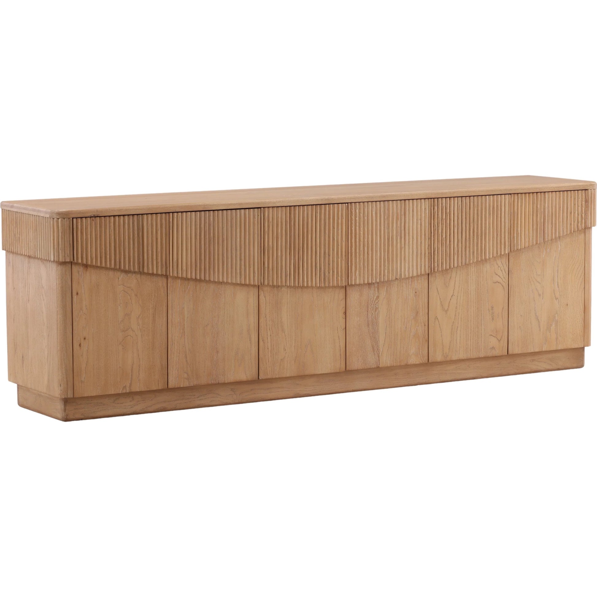 Lonna Sideboard by Arch & Plane in light natural. Made from oak wood in a unique style.