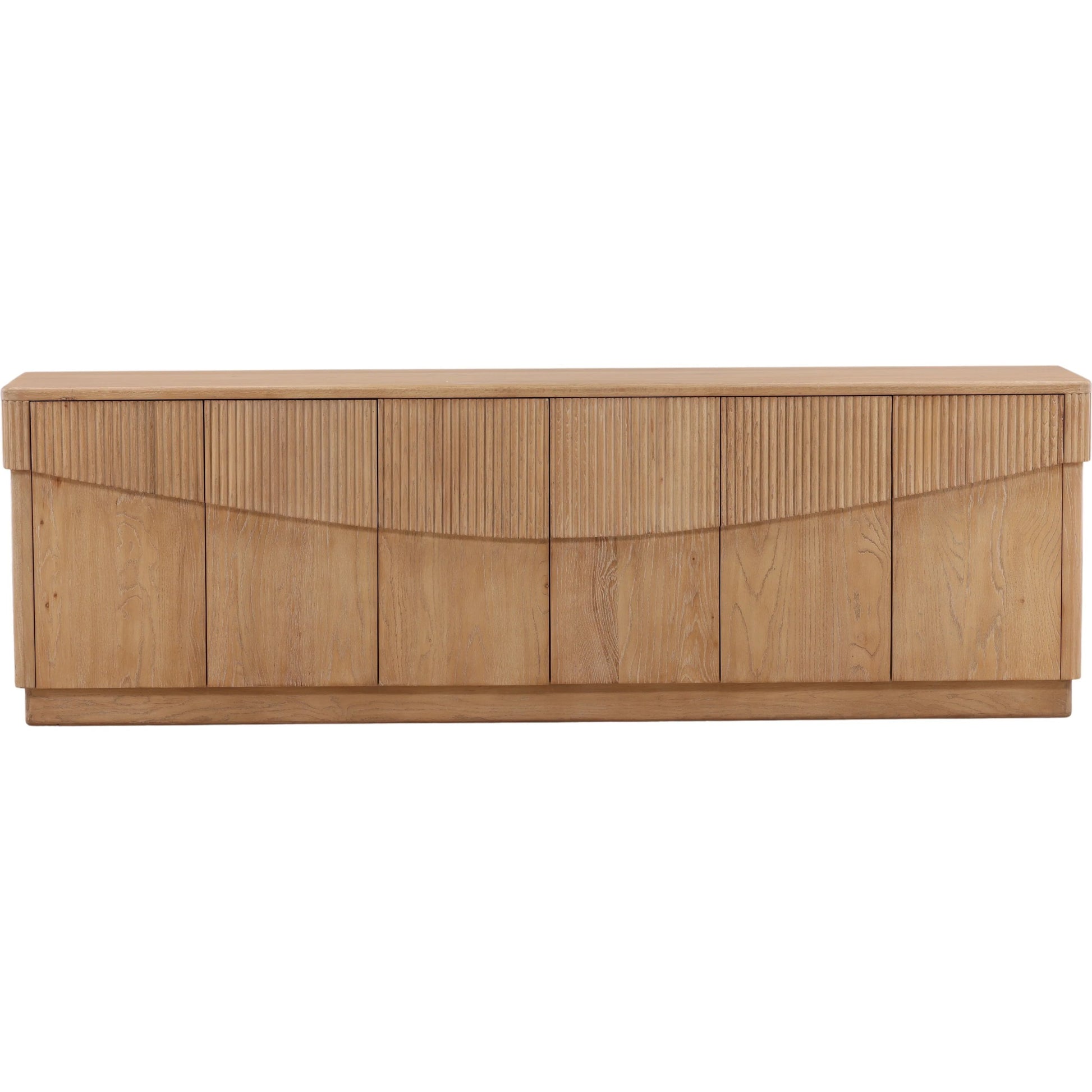 Lonna Sideboard by Arch & Plane in light natural. Made from oak wood in a unique style.