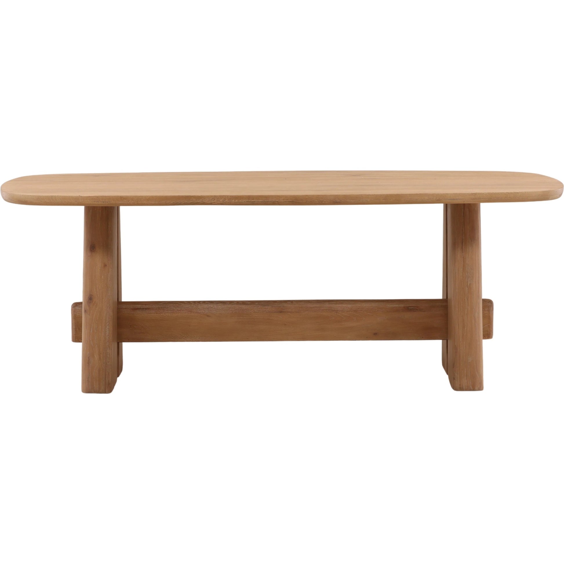 Ilene Dining Table by Arch & Plane in light natural. Made from oak wood in a unique style.