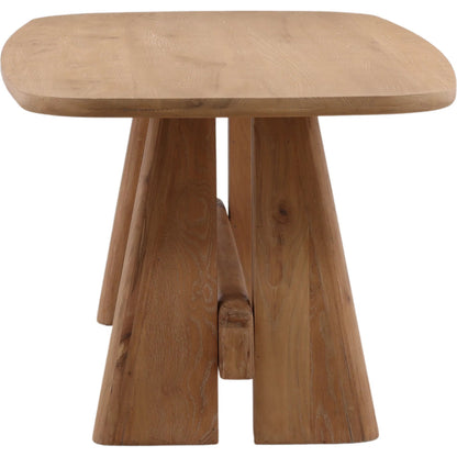 Ilene Dining Table by Arch & Plane in light natural. Made from oak wood in a unique style.
