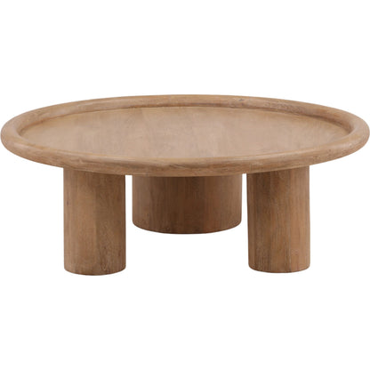 Wardell Coffee Table by Arch & Plane in light natural. Made from mango wood in a unique style.