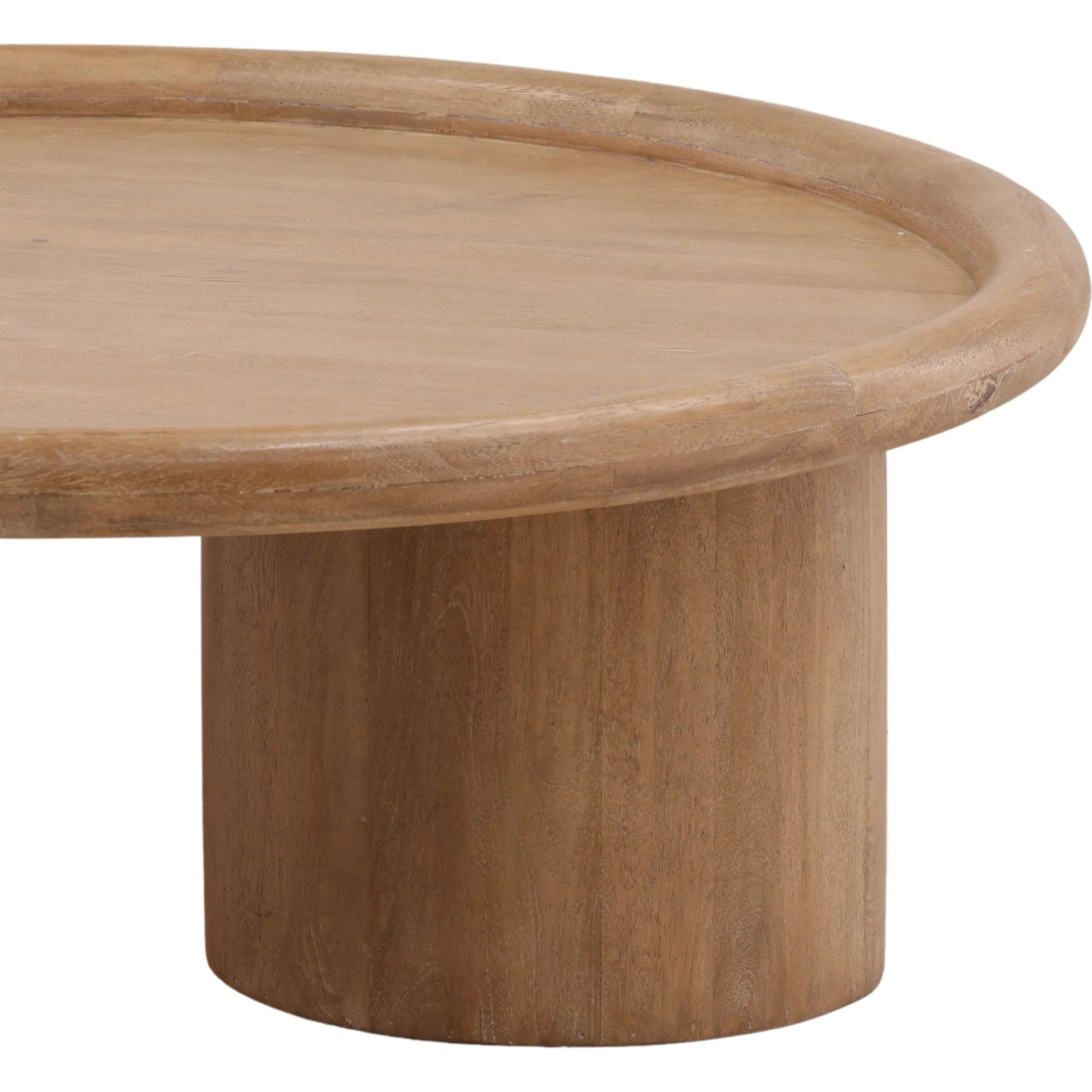 Wardell Coffee Table by Arch & Plane in light natural. Made from mango wood in a unique style.