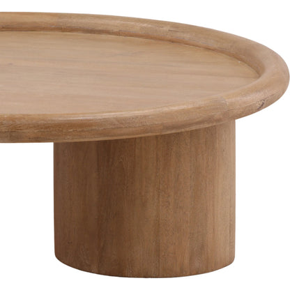 Wardell Coffee Table by Arch & Plane in light natural. Made from mango wood in a unique style.