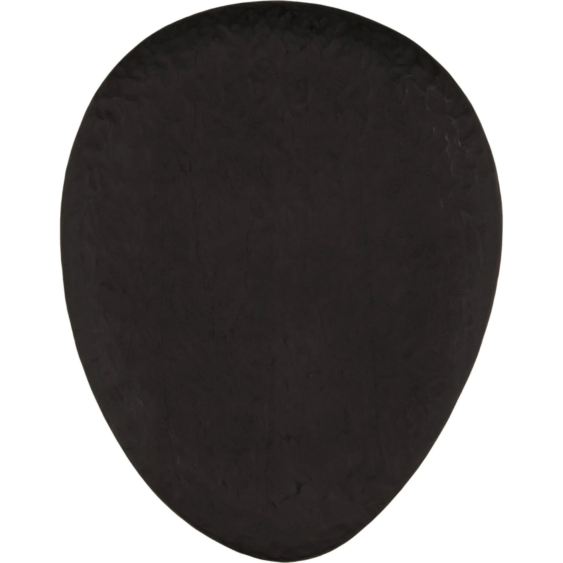 Chrissy Side Table by Arch & Plane in black. Made from mindi wood in a unique style.