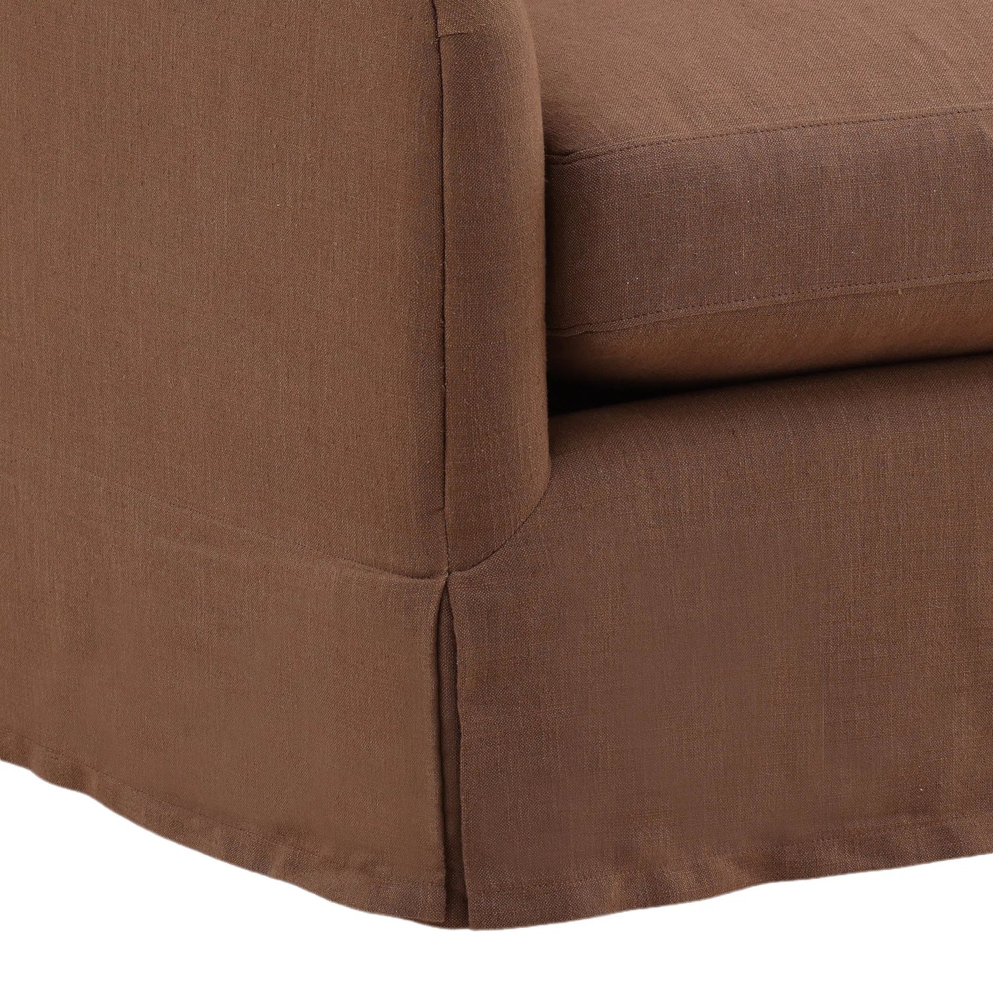 011 SI-2351160 | Closeup | Kendall Linen Slip Cover Accent Chair by Arch & Plane. Made from unique in a modern style.