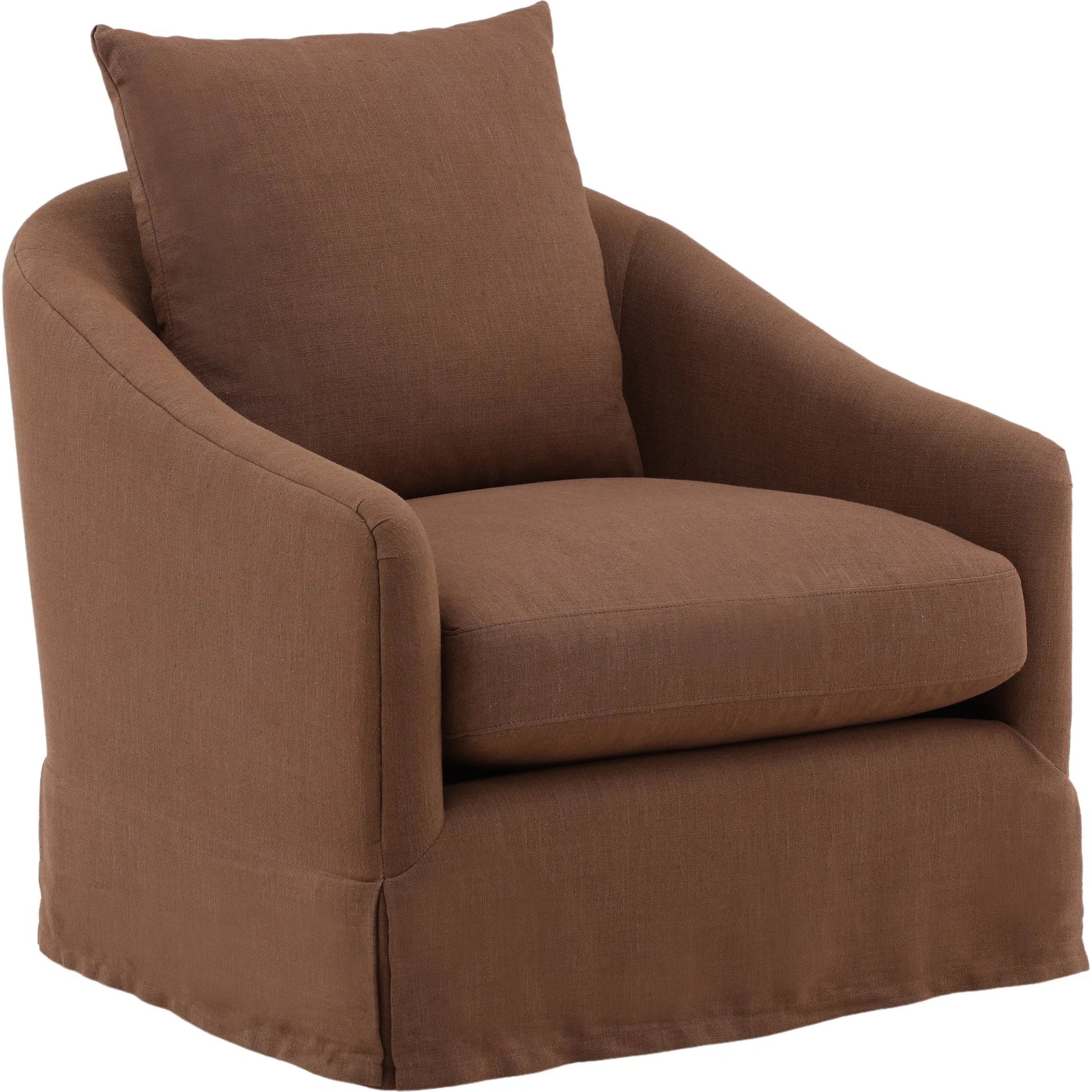 Kendall Linen Slip Cover Accent Chair by Arch & Plane. Made from unique in a modern style.