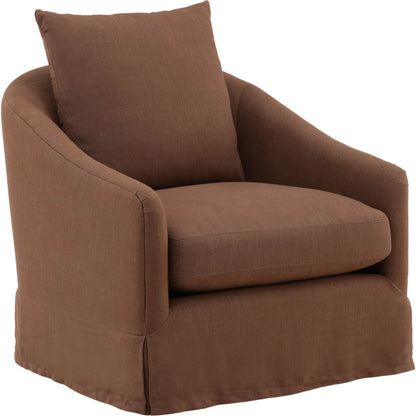 Kendall Linen Slip Cover Accent Chair by Arch & Plane. Made from unique in a modern style.