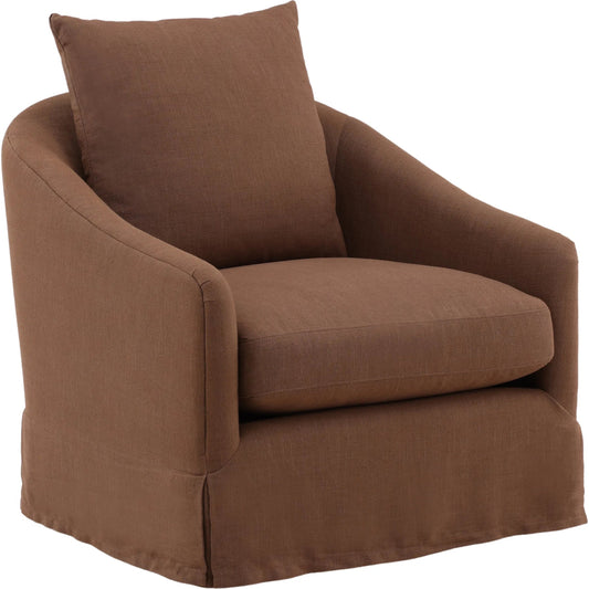 Upholstered Linen Slip Cover Accent Chair by Arch & Plane. Made from unique in a modern style.