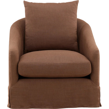 Kendall Linen Slip Cover Accent Chair by Arch & Plane. Made from unique in a modern style.