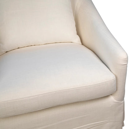 Kendall Linen Slip Cover Accent Chair by Arch & Plane. Made from unique in a modern style.