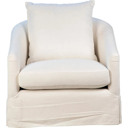 Kendall Linen Slip Cover Accent Chair by Arch & Plane. Made from unique in a modern style.