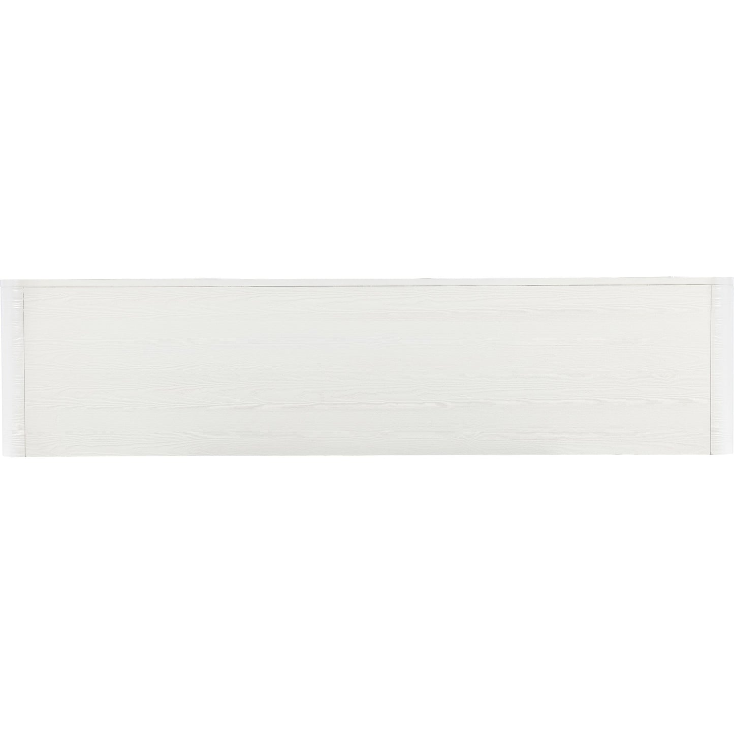 004 SI-2133592 | Additional Silo | Melange Atlantis Entertainment Credenza by Hooker Furniture in cream, pale blue. Made from pine veneers, raffia, painted glass in a modern style.