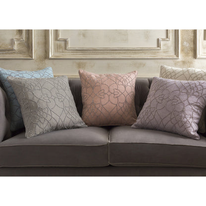 Dotted Pirouette Pillow - 33759 by Surya. Made from front: 100% linen, back: 100% linen in a traditional style.