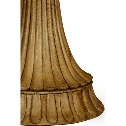 William Yeoward Dalkeith Table by Jonathan Charles in brown and washed oak. Made from oak in a traditional style.