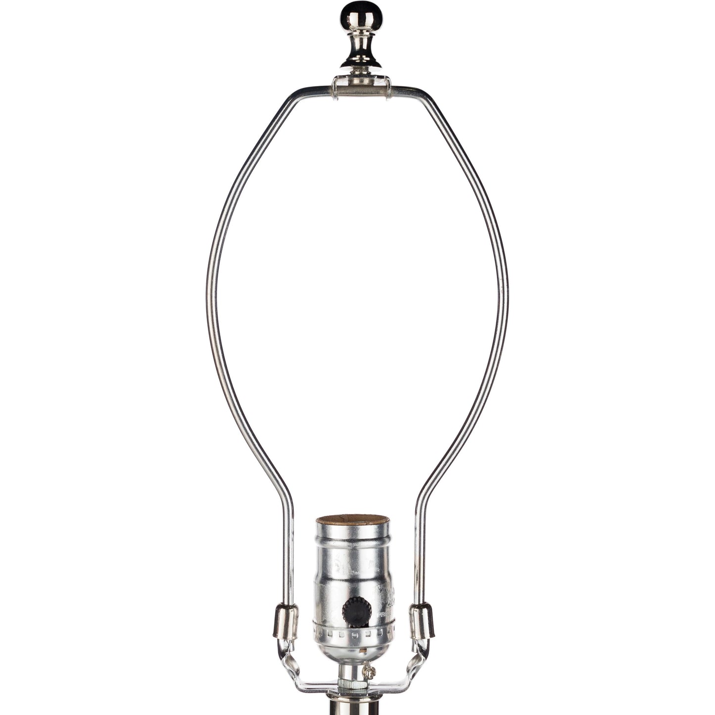 005 S-347432 | Closeup | Dupree - 22426 by Surya in white, translucent, metallic nickel and white. Made from linen, cotton, glass, metal in a modern style.
