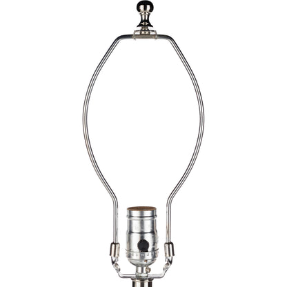 Dupree - 22426 by Surya in white, translucent, metallic nickel and white. Made from linen, cotton, glass, metal in a modern style.