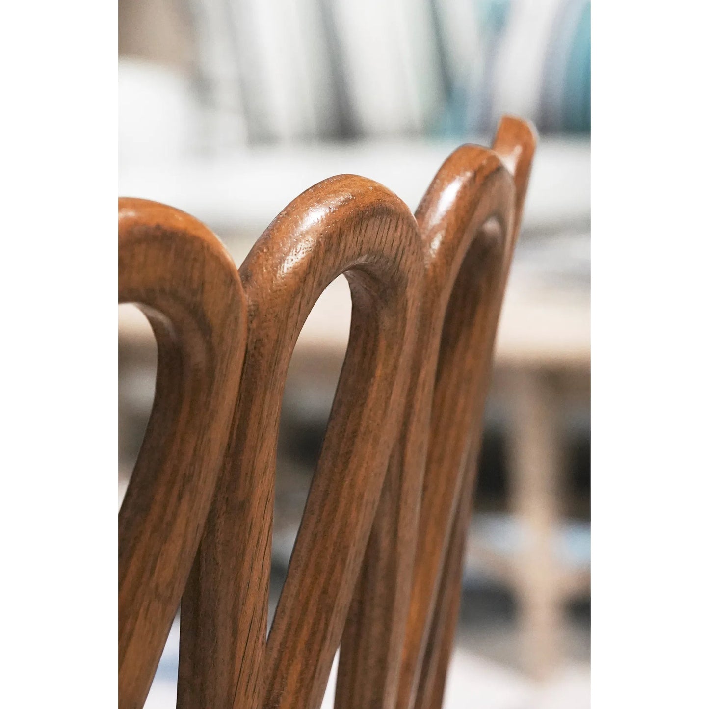 009 SI-2535693 | Closeup | Ampney Arm Chair by Jonathan Charles in toasted oak. Made from main oak in a unique style.