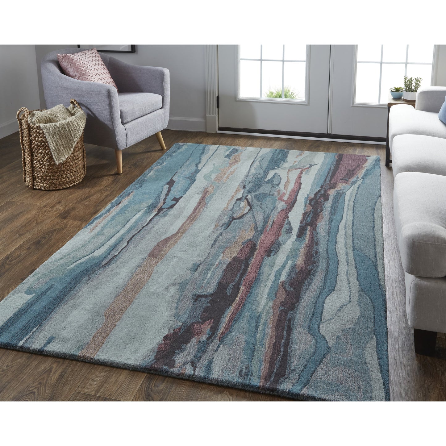 023 SI-1830551,SI-1830552,SI-1830553,SI-1830555,SI-1830556 | Lifestyle | Amira Transitional Rug - 8634F by Feizy. Made from wool in a unique style.