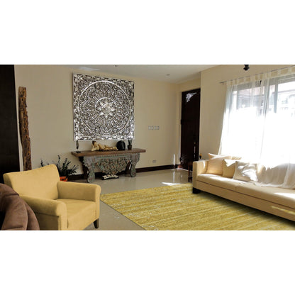 Qing Transitional Stripes Rug - 6064F by Feizy. Made from wool, viscose in a unique style.