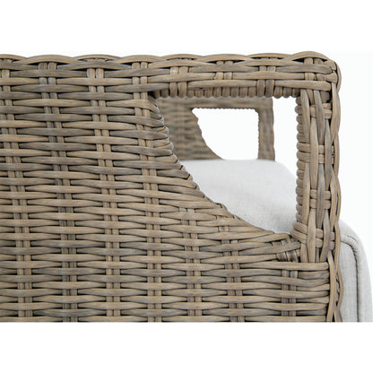 Ibiza Outdoor Club Chair by Sunset West in carbon. Made from resin wicker in a modern style.