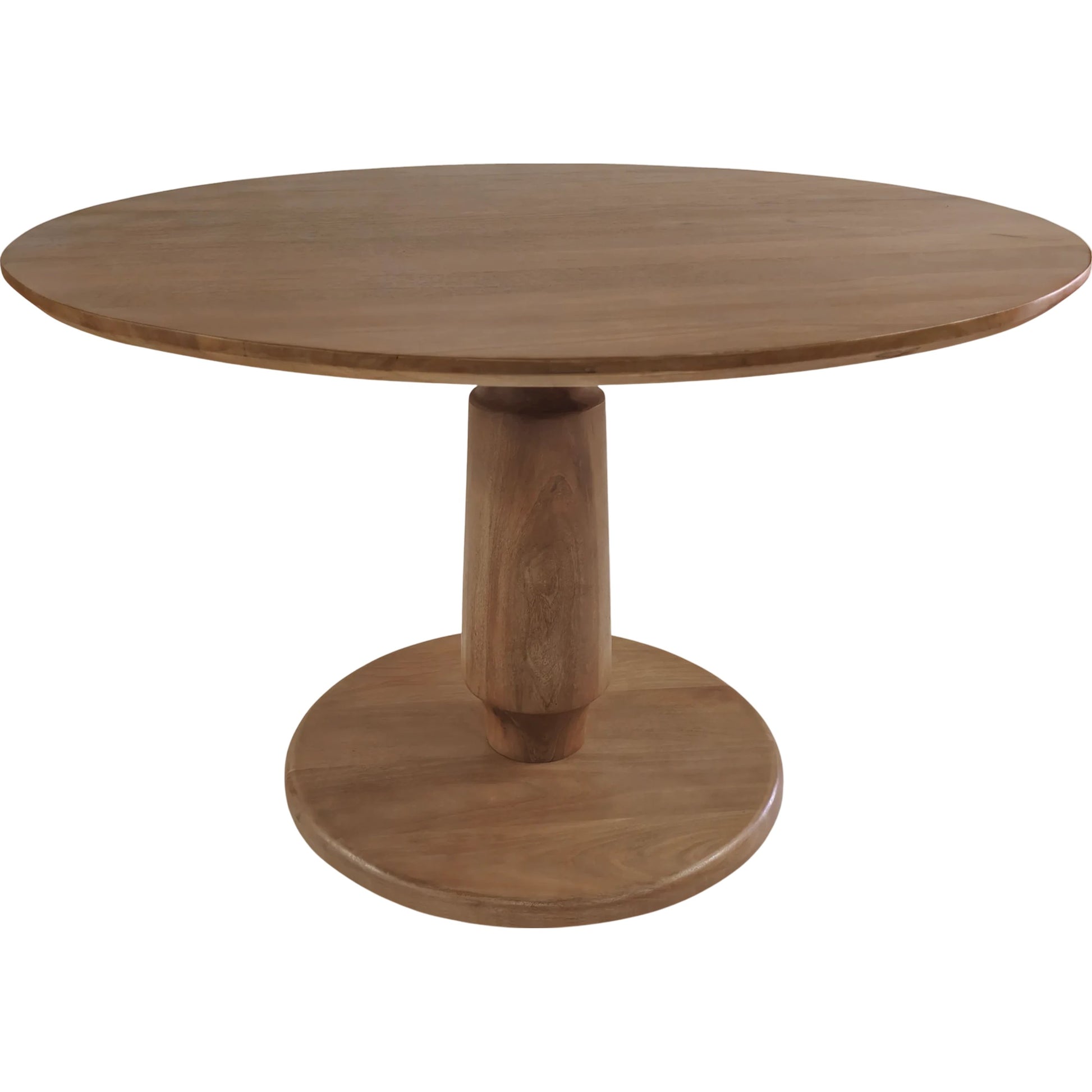 Clark Dining Table by Moe's Home Collection in brown. Made from mango wood in a traditional style.