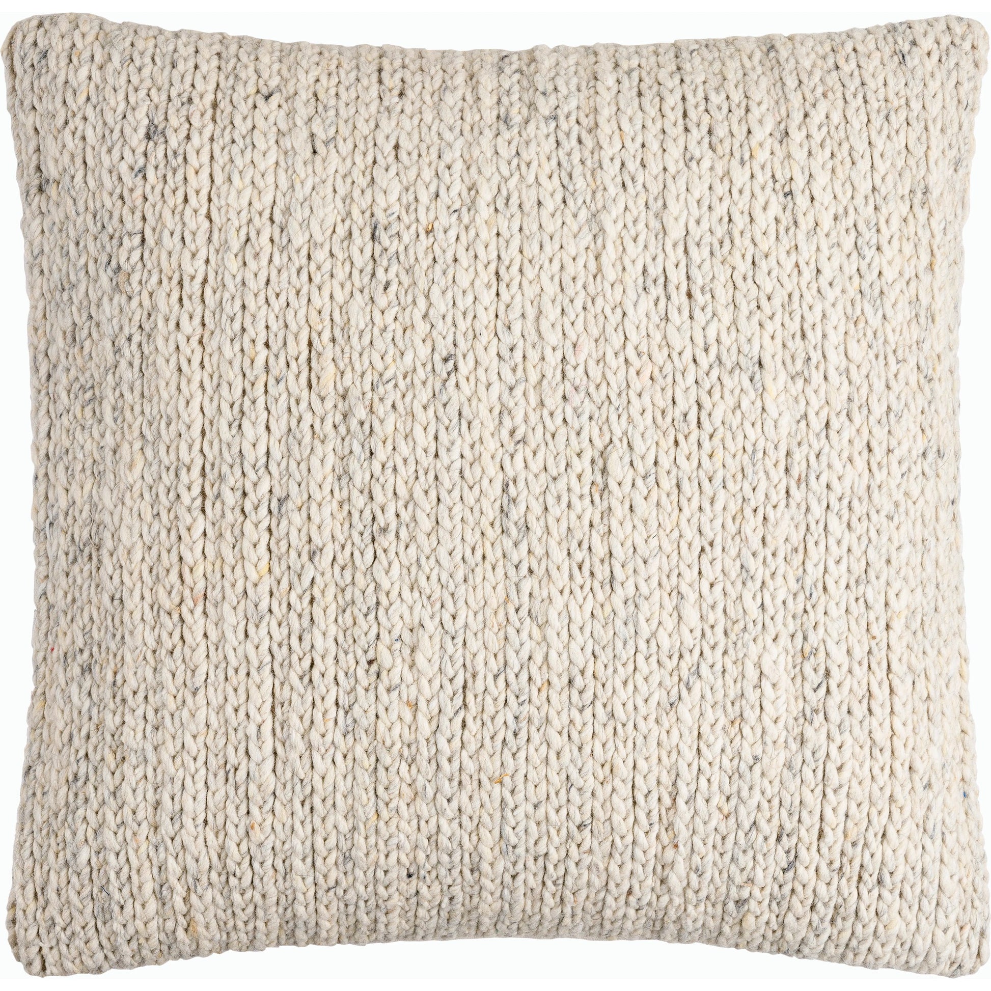 Derby Accent Pillow - 533831 by Surya. Made from wool, cotton in a modern style.