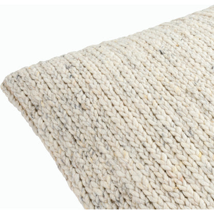 Derby Accent Pillow - 533831 by Surya. Made from wool, cotton in a modern style.