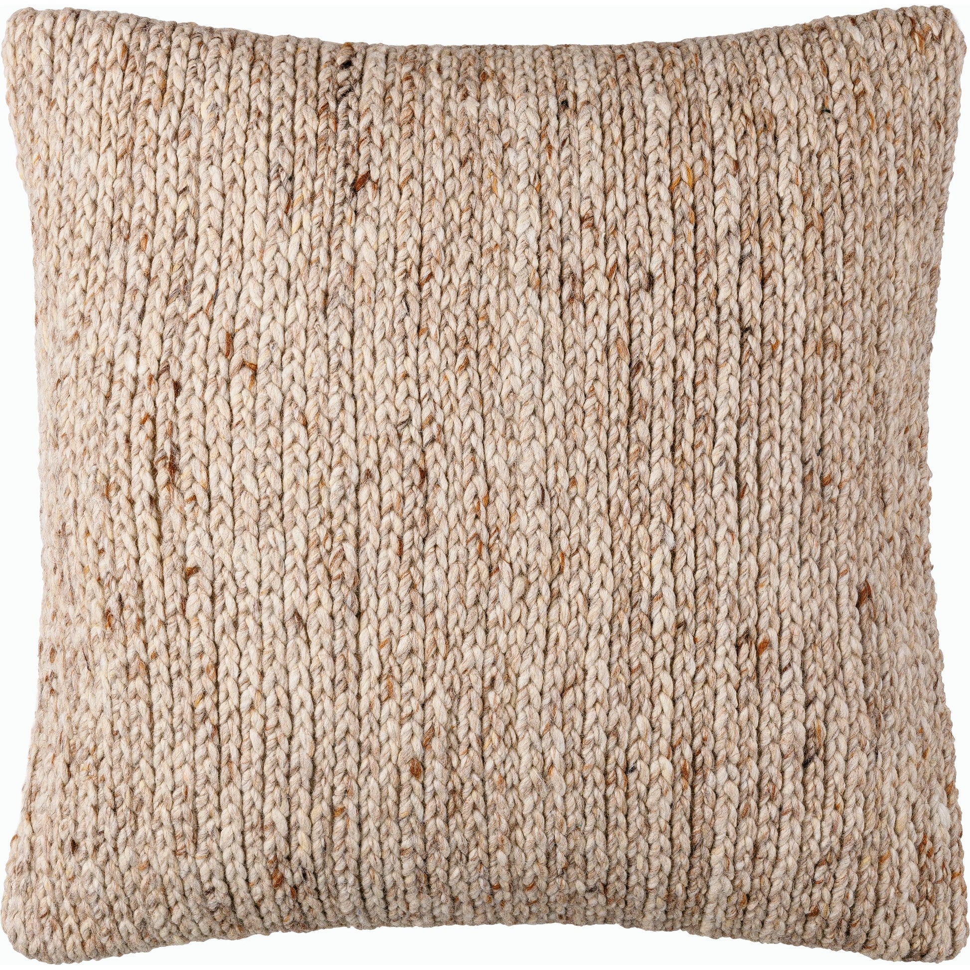 Derby Accent Pillow - 533831 by Surya. Made from wool, cotton in a modern style.