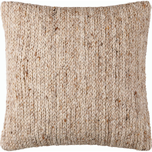 Derby Accent Pillow - 533831 by Surya. Made from wool, cotton in a modern style.