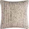 Oatmeal, Dark Brown / Down Feather / 18" x 18"