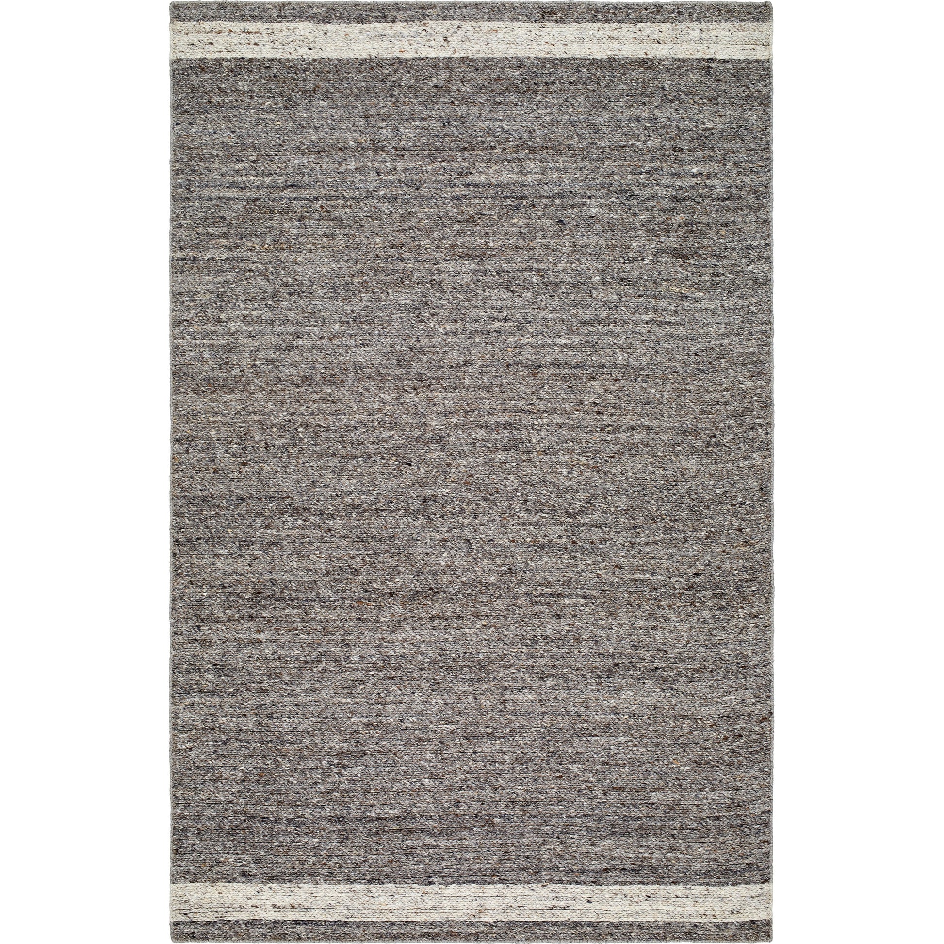 Derby DRB-2302 Rug by Livabliss in charcoal, ash gray, ivory. Made from face: 100% wool in a unique style.