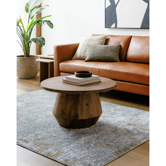 Dresden Rug - 32991 by Livabliss in gray, white, medium gray, light slate, mustard, rust. Made 