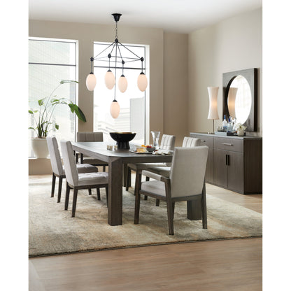 Cupertino Side Chair (Set of 2) by Hooker Furniture in smoky arabica, crafty cement. Made from oak, fabric in a unique style.