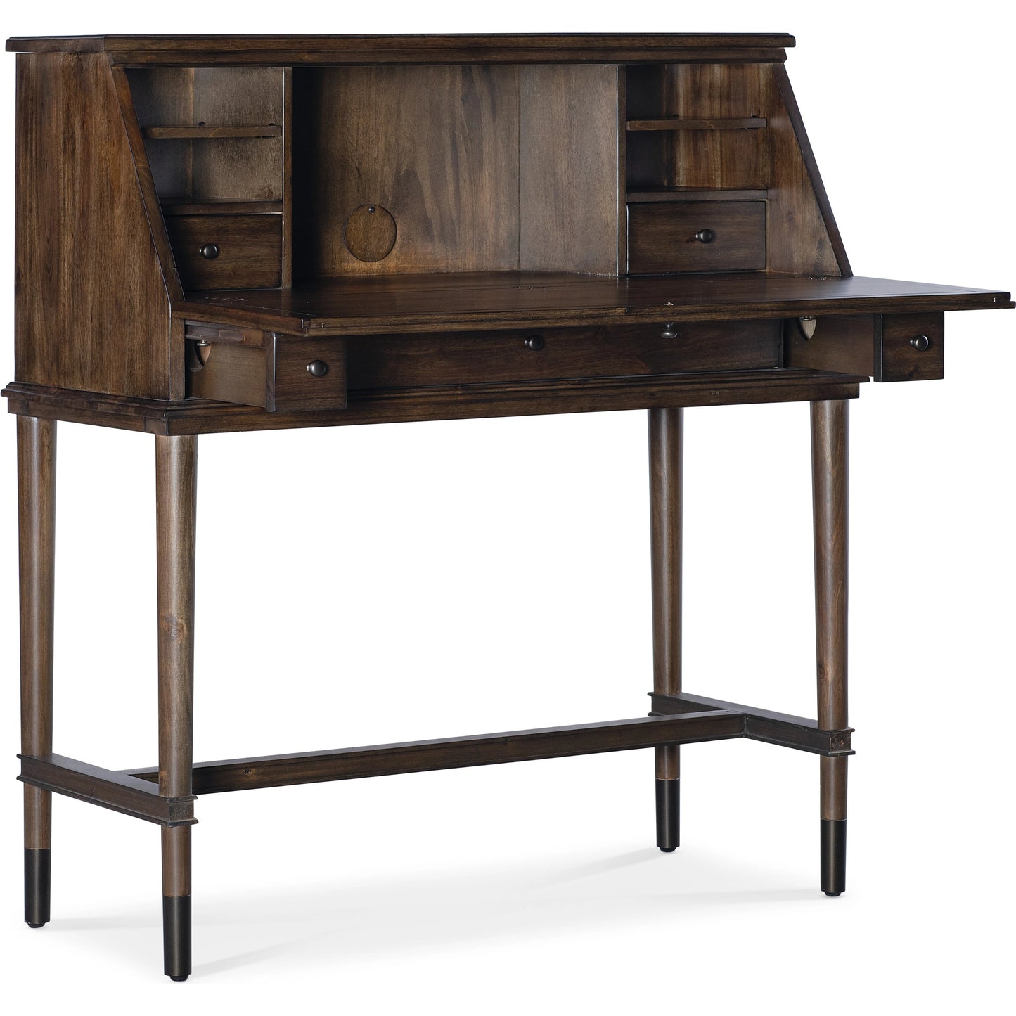 003 SI-2133767 | Additional Silo | Commerce and Market Secretariat Secretary by Hooker Furniture in dark wood. Made from clean acacia solids in a transitional style.