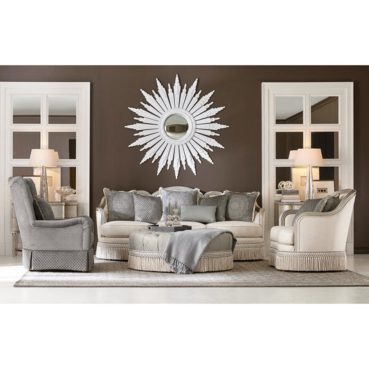 Giovanna Bezel Matching Chair by A.R.T. Furniture in beige. Made from unique in a transitional style.